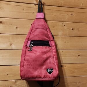 Juicy Couture Pink Crossbody Sling Bag NWOT